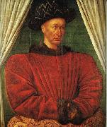 Portrait of Charles VII of France, Jean Fouquet
